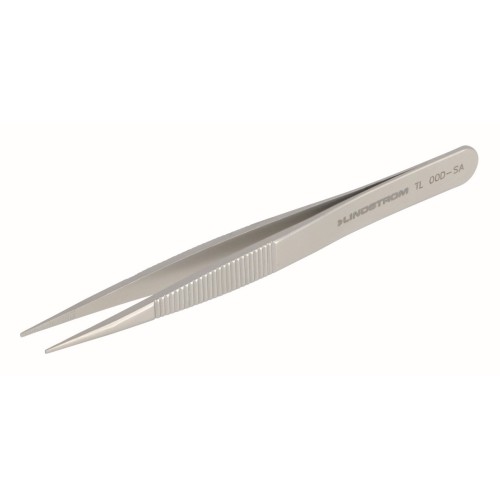 Pinzas de acero inoxidable de alta precisión estilo 00D con mangos dentados, gruesas, fuertes, puntas dentadas de línea | TL 00D-SA